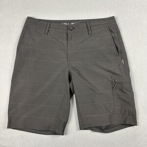 O'Neill Crossover Shorts Mens 32 Gray Hybrid‎ Cargo Boardwalk Stretch Casual